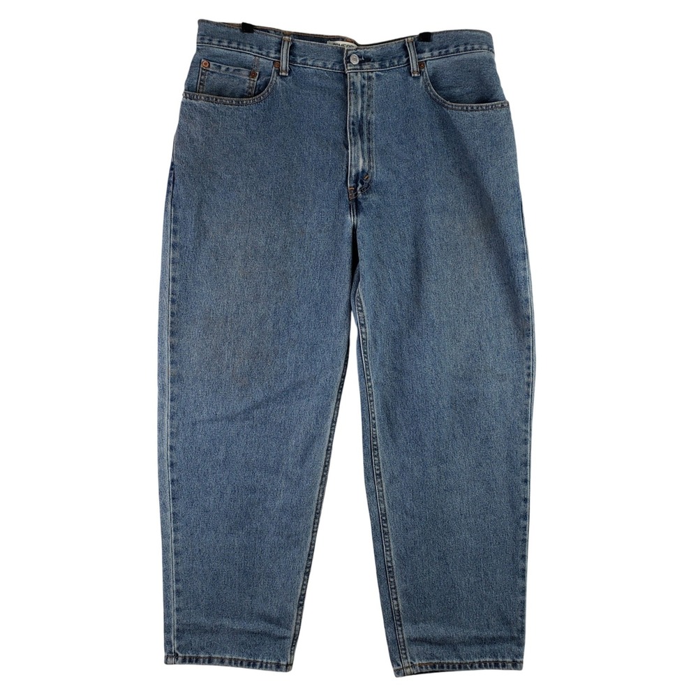 Levi 560 Comfort Fit Jeans Men 38x29 Blue Relaxed Tapered Baggy 90s Retro